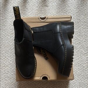 Dr. Martens Black Leather “Rometty” Boots Wmns Size 5 / EU 36